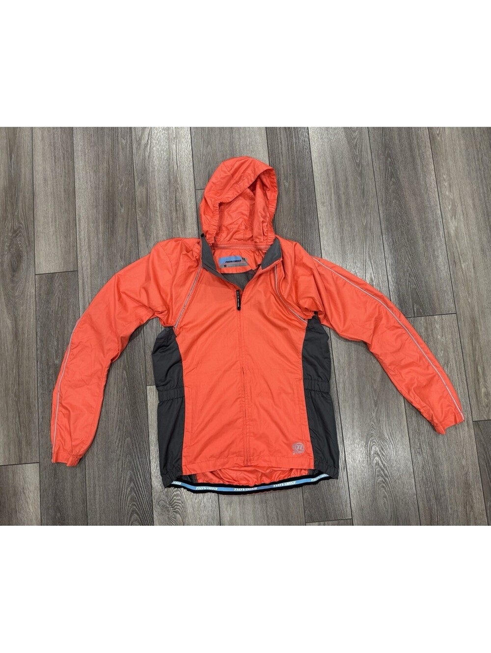 Novara Jacket Womens Size Medium Coral Conversion Zip Up Vented Hooded